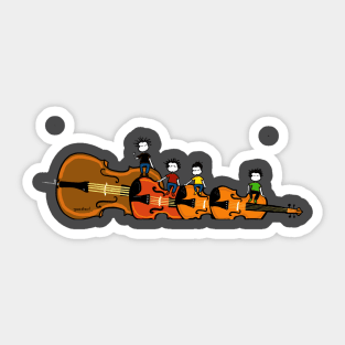 Quartet de corda Sticker